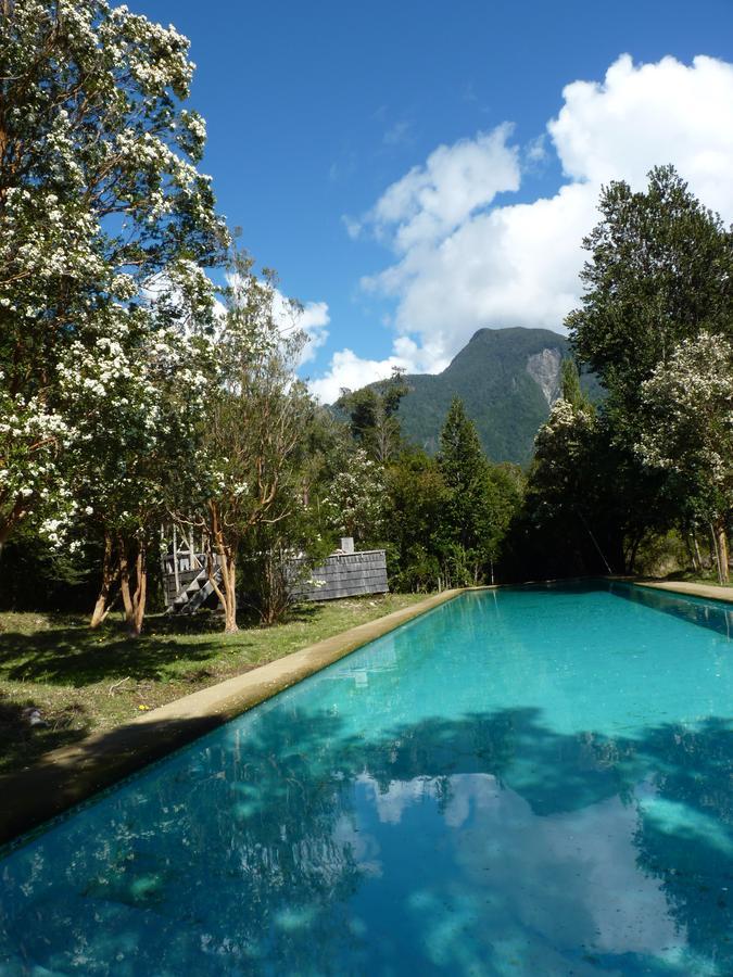Mitico Puelo Lodge Las Gualas Bagian luar foto