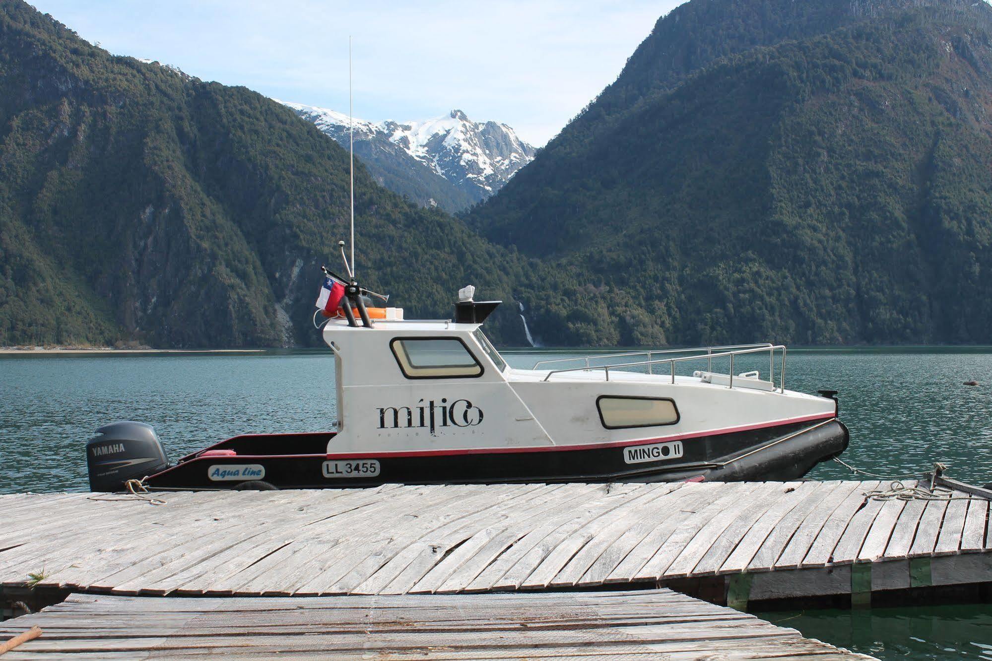 Mitico Puelo Lodge Las Gualas Bagian luar foto